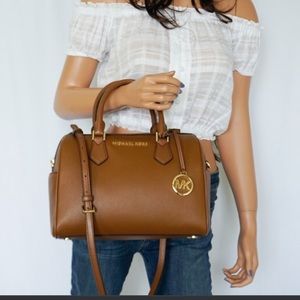 Michael Kors Bedford Duffle Large Satchel
